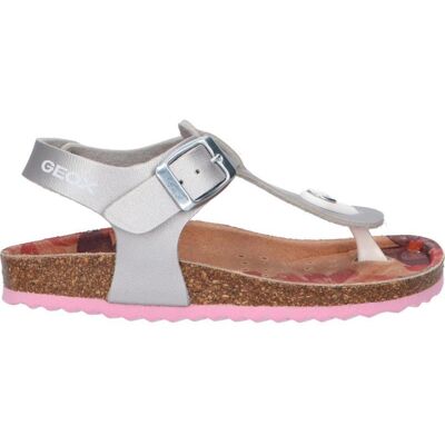 Geox Sandalias De Niña J258mb 000nf J Adriel C1007 Silver Plata Talla 35 Geox Sandalias De Niña J258mb 000nf J Adriel C1007 Silver Plata Talla 35
