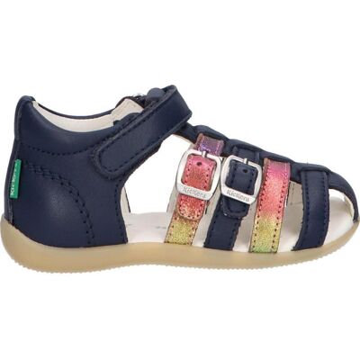 Kickers Sandalias De Niña 894600-10 Bigkro 51 Bleu Fonce Meta Talla 22 Kickers Sandalias De Niña 894600-10 Bigkro 51 Bleu Fonce Meta Talla 22