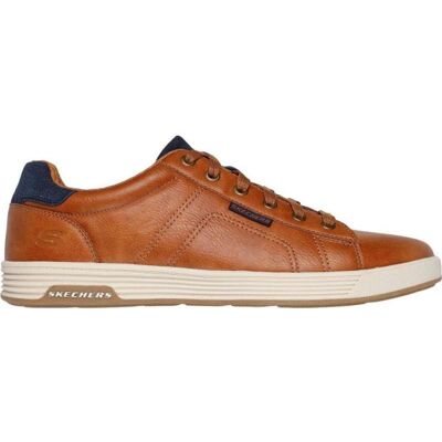 Skechers Cavell Hensley Lugg Marrón 210946-Lug Zapatilla Casual De Cuero Marrón Talla 40 Skechers Cavell Hensley Lugg Marrón 210946-Lug Zapatilla Casual De Cuero Marrón Talla 40