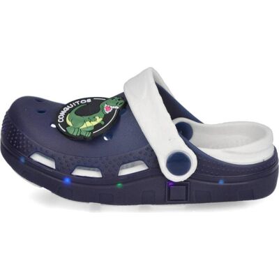CONGUITOS Zuecos De Niño Zueco Goma Luces Azul Talla 27 CONGUITOS Zuecos De Niño Zueco Goma Luces Azul Talla 27