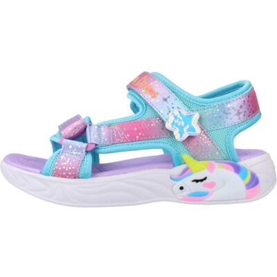 Skechers Sandalias De Niña Sandalias Nina Modelo Unicorn Color Violeta Prmt Talla 35,5 Skechers Sandalias De Niña Sandalias Nina Modelo Unicorn Color Violeta Prmt Talla 35,5