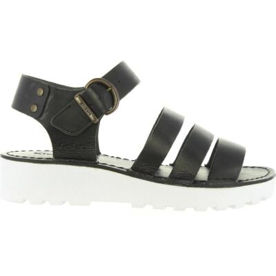 Kickers Sandalias De Mujer 470900-55 Clipper 81 Noir-Blanc Talla 41 Kickers Sandalias De Mujer 470900-55 Clipper 81 Noir-Blanc Talla 41