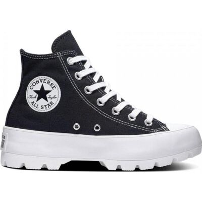 Converse Zapatillas Altas Plataforma Negras Blancas Mujer Negro Talla 42.5 Converse Zapatillas Altas Plataforma Negras Blancas Mujer Negro Talla 42.5