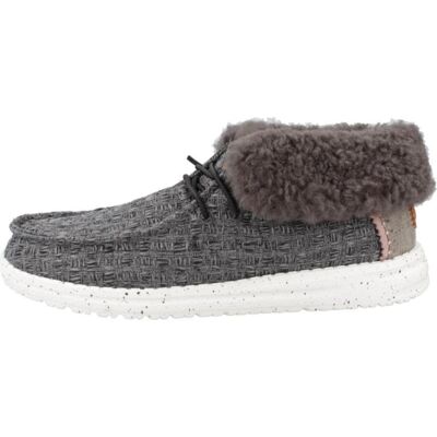 HEY DUDE Botines De Niño Botas Nino Modelo Bajo Wendy Stitch Cozy Color Negro Black Talla 34 HEY DUDE Botines De Niño Botas Nino Modelo Bajo Wendy Stitch Cozy Color Negro Black Talla 34