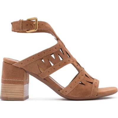 ALPE Sandalias De Tacón 2426 11 51 En Piel Marrón Baby Silk Sughero Sughero Talla 41 ALPE Sandalias De Tacón 2426 11 51 En Piel Marrón Baby Silk Sughero Sughero Talla 41