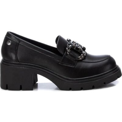 XTI Mocasín 143106 Negro Con Tacón Bloque Y Cadena Decorativa Negro Talla 39 XTI Mocasín 143106 Negro Con Tacón Bloque Y Cadena Decorativa Negro Talla 39
