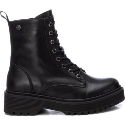 XTI Botines Planos Con Cordones 143094 Negros Negro Talla 39 XTI Botines Planos Con Cordones 143094 Negros Negro Talla 39
