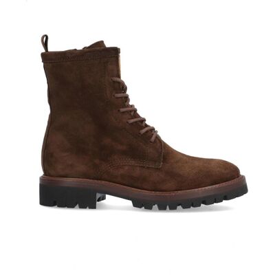 ALPE Botín De Ante Marrón Modelo 26101133 Con Cordones Marron Talla 37 ALPE Botín De Ante Marrón Modelo 26101133 Con Cordones Marron Talla 37