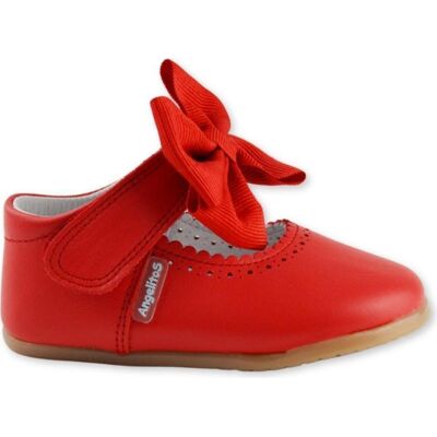 ANGELITOS Zapatos De Niña Zapato Lazo Piel Respetuoso 1540 Rojo Talla 25 ANGELITOS Zapatos De Niña Zapato Lazo Piel Respetuoso 1540 Rojo Talla 25