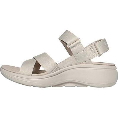 Skechers Sandalias De Mujer 140808 Go Walk Arch Fit Sandal Mujer Beige Talla 37 Skechers Sandalias De Mujer 140808 Go Walk Arch Fit Sandal Mujer Beige Talla 37