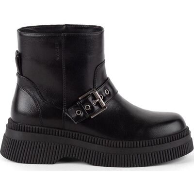 VICTORIA Botas De Mujer Botas 1301105 Dublin Hebilla Efecto Piel Negro Talla 40 VICTORIA Botas De Mujer Botas 1301105 Dublin Hebilla Efecto Piel Negro Talla 40