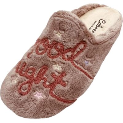 CABRERA Calzado De Casa De Mujer Zapatillas De Montblanc Marrón Para Vison Talla 37 CABRERA Calzado De Casa De Mujer Zapatillas De Montblanc Marrón Para Vison Talla 37