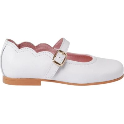 ANGELITOS Bailarinas De Niña Bailarinas 1103 Bailarina Hebilla Blanco Talla 27 ANGELITOS Bailarinas De Niña Bailarinas 1103 Bailarina Hebilla Blanco Talla 27