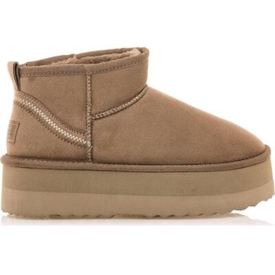 MTNG Botines 59733 Piel Plataforma Mujer Taupe C45153 Talla 39 MTNG Botines 59733 Piel Plataforma Mujer Taupe C45153 Talla 39