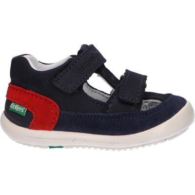 Kickers Sandalias De Niño 692395-10 Kid Cuir 101 Marine Rouge Talla 18 Kickers Sandalias De Niño 692395-10 Kid Cuir 101 Marine Rouge Talla 18