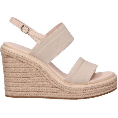 Calvin Klein Sandalias De Mujer Hw0hw00690vhb Wedge Vhb Sand Talla 39 Calvin Klein Sandalias De Mujer Hw0hw00690vhb Wedge Vhb Sand Talla 39