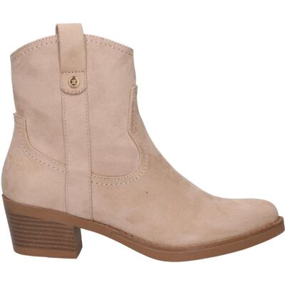 XTI Botines De Mujer Botines De Mujer Beige Con Cremallera Lateral Y Tacón Bloque Beige Talla 36 XTI Botines De Mujer Botines De Mujer Beige Con Cremallera Lateral Y Tacón Bloque Beige Talla 36
