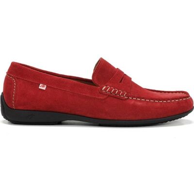 FLUCHOS Zapatos De Hombre Mocasines Samoa De Rojo Talla 42 FLUCHOS Zapatos De Hombre Mocasines Samoa De Rojo Talla 42