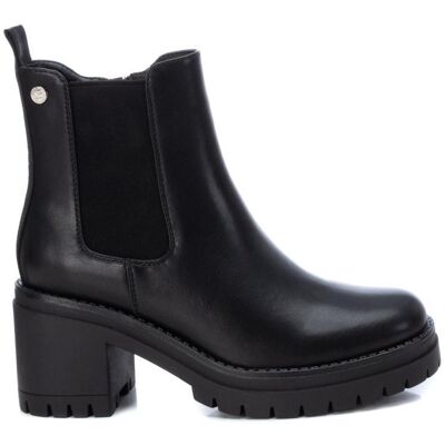 XTI Botines 140188 C Negro Con Plataforma Track Y Tacón Ancho Negro Talla 38 XTI Botines 140188 C Negro Con Plataforma Track Y Tacón Ancho Negro Talla 38