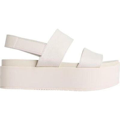 Calvin Klein Sandalias De Mujer Flatform Sandal Sling In Beige Talla 39 Calvin Klein Sandalias De Mujer Flatform Sandal Sling In Beige Talla 39