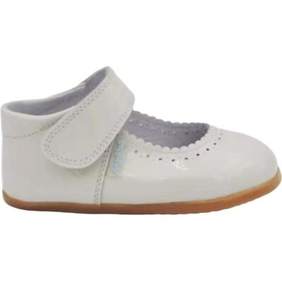 ANGELITOS Zapatos De Niña Zapatos 541 Merceditas Respetuosa Charol Beige Talla 24 ANGELITOS Zapatos De Niña Zapatos 541 Merceditas Respetuosa Charol Beige Talla 24
