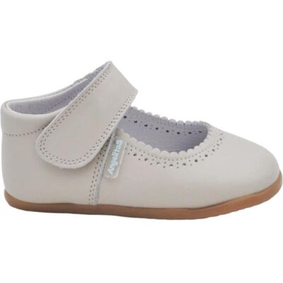 ANGELITOS Zapatos De Niña Zapatos 540 Merceditas Respetuosa Beige Talla 24 ANGELITOS Zapatos De Niña Zapatos 540 Merceditas Respetuosa Beige Talla 24