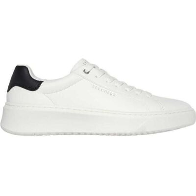 Zapatillas Skechers Blancas Court Break para Hombre - Versátiles y Cómodas Zapatillas Skechers Blancas Court Break para Hombre - Versátiles y Cómodas