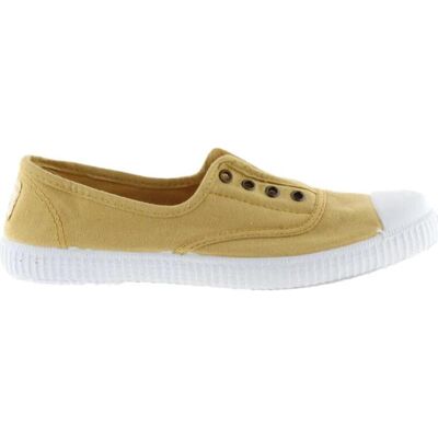 VICTORIA 1915 Inglesa Elástico Lona Tintada Drec Trigo Arena 106623 Beige Talla 39 VICTORIA 1915 Inglesa Elástico Lona Tintada Drec Trigo Arena 106623 Beige Talla 39