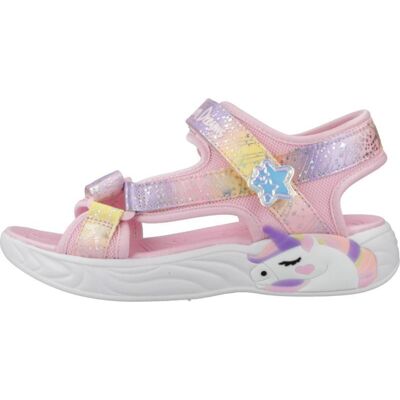Skechers Sandalias Con Diseño De Unicornio Y Acabado Tornasol Lpmt Talla 35,5 Skechers Sandalias Con Diseño De Unicornio Y Acabado Tornasol Lpmt Talla 35,5