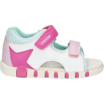 Geox Sandalias B Sandal Iupidoo Niña Blanco Y Rosa C0563 White-Fuchsia Talla 20 Geox Sandalias B Sandal Iupidoo Niña Blanco Y Rosa C0563 White-Fuchsia Talla 20