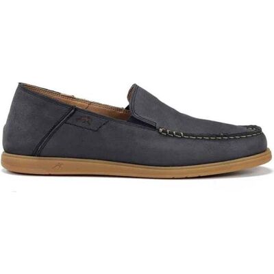 FLUCHOS Mocasines Tribal En Piel Azul Talla 43,5 FLUCHOS Mocasines Tribal En Piel Azul Talla 43,5