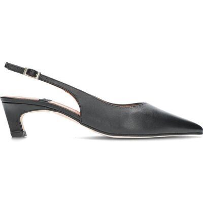 ANGEL ALARCON Zapatos De Tacón De Mujer Zapato Destalonado De Salon Suzanne 25048 Negro Talla 40 ANGEL ALARCON Zapatos De Tacón De Mujer Zapato Destalonado De Salon Suzanne 25048 Negro Talla 40