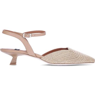 ANGEL ALARCON Zapatos De Tacón De Mujer Zapato De Salon Lea 25057 Natural Talla 39 ANGEL ALARCON Zapatos De Tacón De Mujer Zapato De Salon Lea 25057 Natural Talla 39