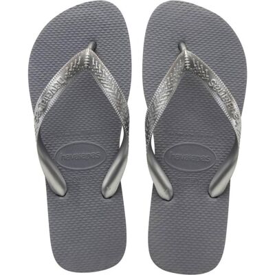 Havaianas Chanclas De Mujer Chanclas Top Tiras Silver Grey Varios Colores Talla 37-38 Havaianas Chanclas De Mujer Chanclas Top Tiras Silver Grey Varios Colores Talla 37-38