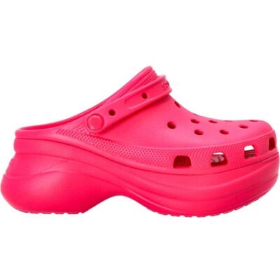 Crocs Zuecos De Mujer - Chanclas Negras Para Mujer - Bae Clog Rosa Talla 39-40 Crocs Zuecos De Mujer - Chanclas Negras Para Mujer - Bae Clog Rosa Talla 39-40