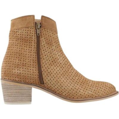 ALPE Botines De Mujer Botin Baby Silk Cuero Marrón Talla 38 ALPE Botines De Mujer Botin Baby Silk Cuero Marrón Talla 38