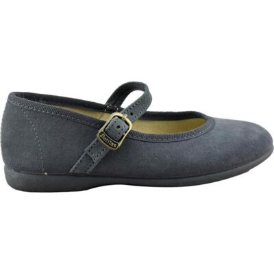 BATILAS Zapatos De Niño Merceditas De Serratex Con Hebilla Gris Talla 24 BATILAS Zapatos De Niño Merceditas De Serratex Con Hebilla Gris Talla 24