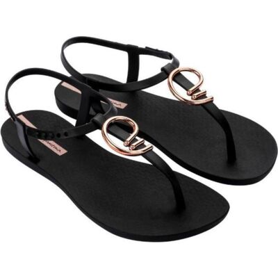 IPANEMA Sandalias Con Anillos Metálicos Negro Y Dorado Negro Y Dorado Talla 37 IPANEMA Sandalias Con Anillos Metálicos Negro Y Dorado Negro Y Dorado Talla 37