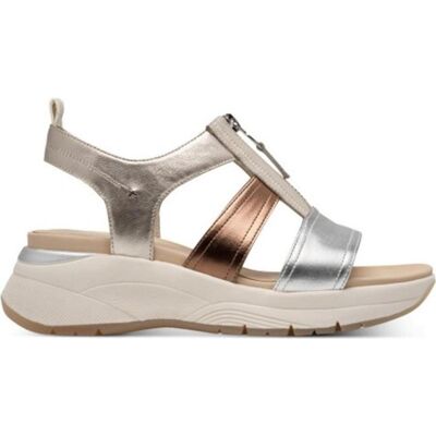 TAMARIS Sandalias De Mujer 88722 Piel Metalizad Platino Talla 38 TAMARIS Sandalias De Mujer 88722 Piel Metalizad Platino Talla 38
