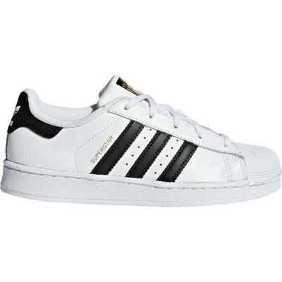 Adidas Deportivas De Niña Y Niño Modelo Superstar C Para Kids Co Blanco Talla 32 Adidas Deportivas De Niña Y Niño Modelo Superstar C Para Kids Co Blanco Talla 32