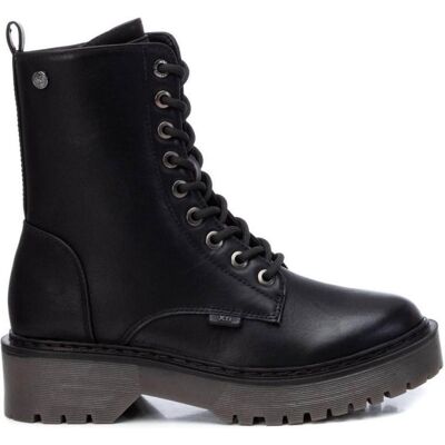 XTI Botines 043215 C Negros Con Cordones Estilo Militar Negro Talla 36 XTI Botines 043215 C Negros Con Cordones Estilo Militar Negro Talla 36