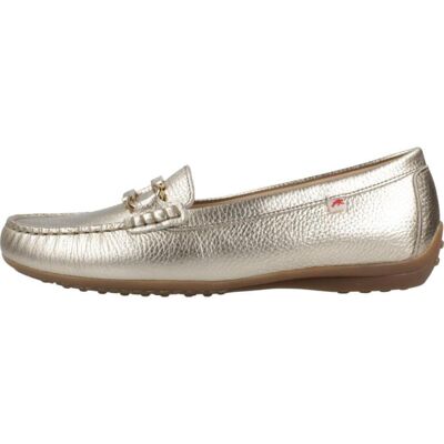 FLUCHOS Mocasines Mujer Modelo F2156 Color Plata Platino Talla 38,5 FLUCHOS Mocasines Mujer Modelo F2156 Color Plata Platino Talla 38,5