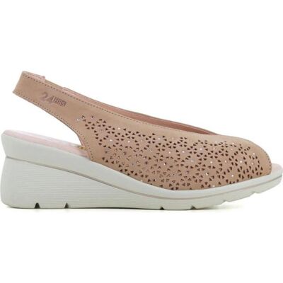24 HORAS Sandalia De Cuña Slingback 10121-033014 Beige Talla 41 24 HORAS Sandalia De Cuña Slingback 10121-033014 Beige Talla 41