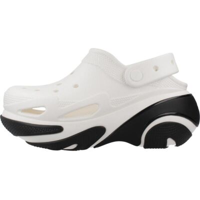 Crocs Zuecos De Mujer Zuecos Mujer Modelo Bubble Crush Clog U Color Blanco White Talla 38-39 Crocs Zuecos De Mujer Zuecos Mujer Modelo Bubble Crush Clog U Color Blanco White Talla 38-39
