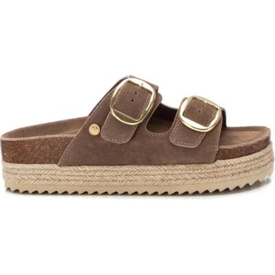 XTI Sandalias 143635 Con Plataforma Y Hebillas Taupe Talla 37 XTI Sandalias 143635 Con Plataforma Y Hebillas Taupe Talla 37