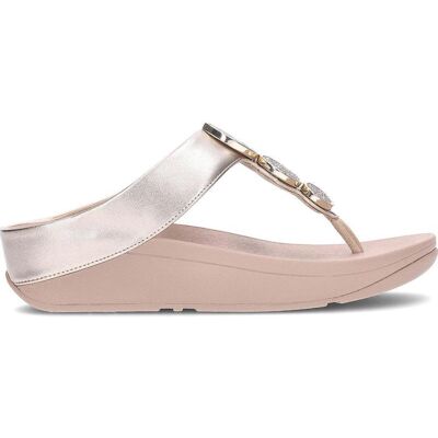 FITFLOP Sandalias Hj1 Halo Bead-Circle Metallic Lattebeige Talla 41 FITFLOP Sandalias Hj1 Halo Bead-Circle Metallic Lattebeige Talla 41