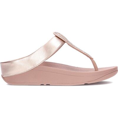 FITFLOP Chanclas De Mujer Chanclas De Mujer Fino Crystal-Detail Iu2 Lattebeige Talla 41 FITFLOP Chanclas De Mujer Chanclas De Mujer Fino Crystal-Detail Iu2 Lattebeige Talla 41