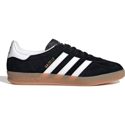 Adidas Gazelle Indoor Ji2060 Negro Rayas Blancas Suela Goma Black Talla 44 2/3 Adidas Gazelle Indoor Ji2060 Negro Rayas Blancas Suela Goma Black Talla 44 2/3