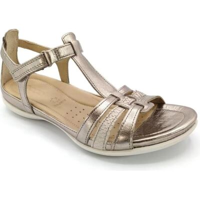 ECCO Sandalias De Mujer Sandalia Flash 240873 Metallic Gold Talla 39 ECCO Sandalias De Mujer Sandalia Flash 240873 Metallic Gold Talla 39