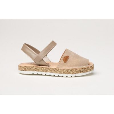 ANGELITOS Sandalias De Niña Y Niño Abarca Piel 222 Taupe Talla 33 ANGELITOS Sandalias De Niña Y Niño Abarca Piel 222 Taupe Talla 33